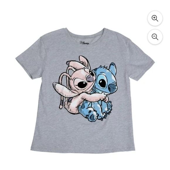 Disney Lilo and Stitch Angel Hugging Stitch T-Shirt size small - Picture 1 of 1